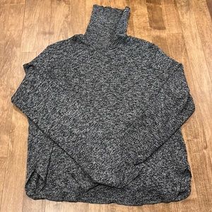 grey turtle neck sweater